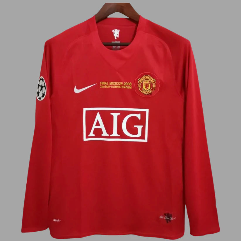 Cristiano Ronaldo Manchester United 2008 Away Jersey RED