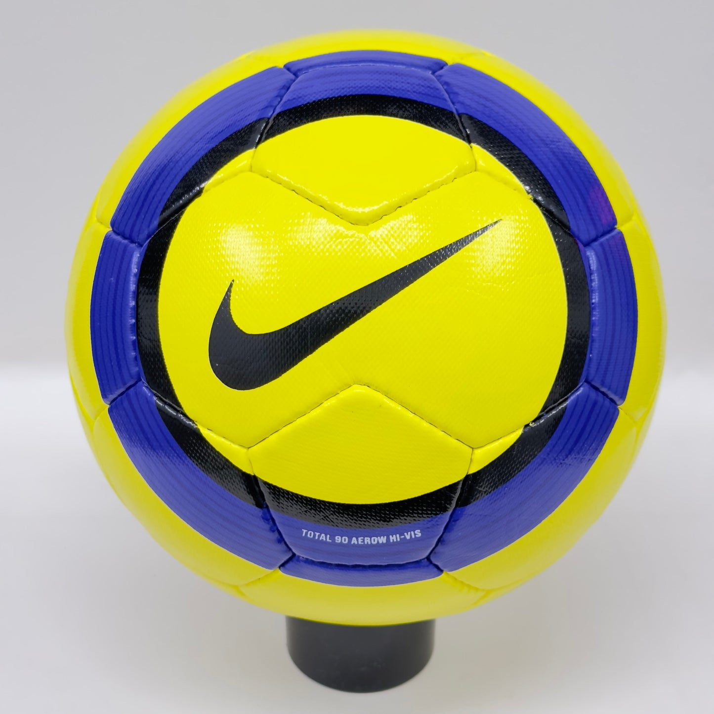 Yellow and Blue Nike Soccer Ball