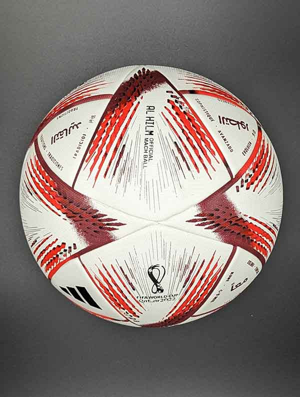 White and Gold Al Hilm World Cup Ball