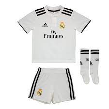 Real Madrid Home Jersey and Shorts