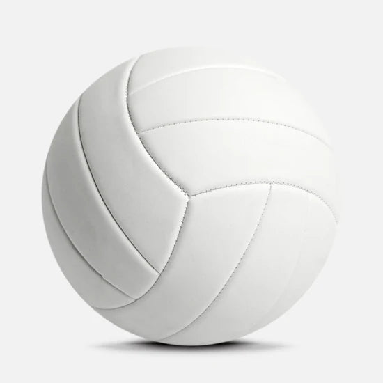 White Vintage Genuine Leather Volleyball