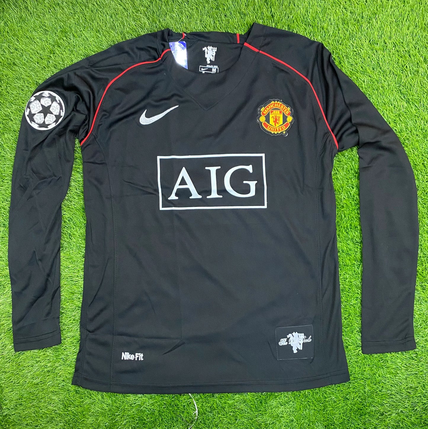Cristiano Ronaldo Manchester United 2008 Away Jersey BLACK