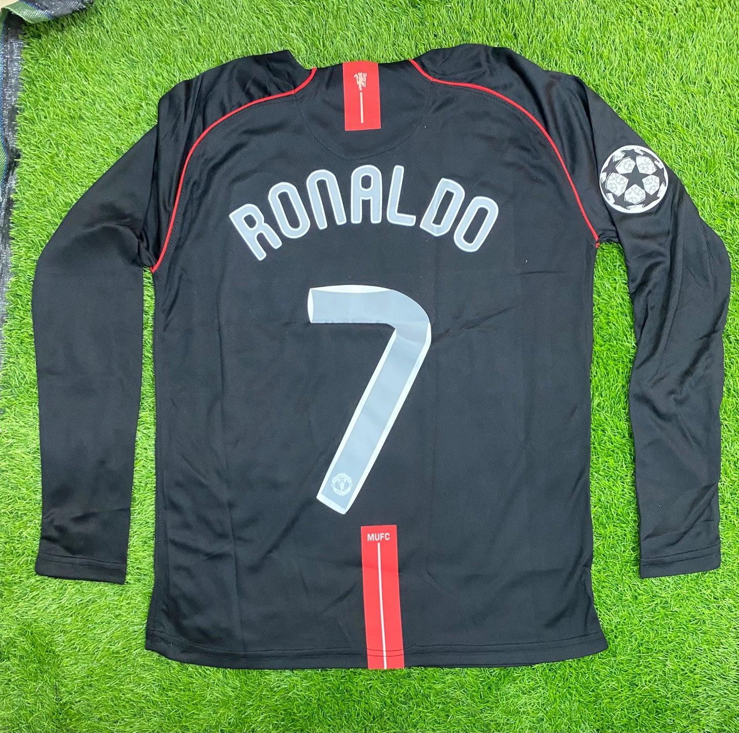 Cristiano Ronaldo Manchester United 2008 Away Jersey BLACK