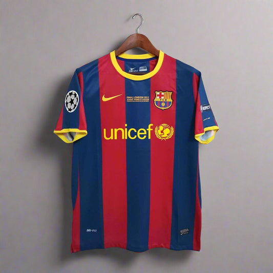 FC Barcelona 2010/11 Home Jersey Long Sleeves